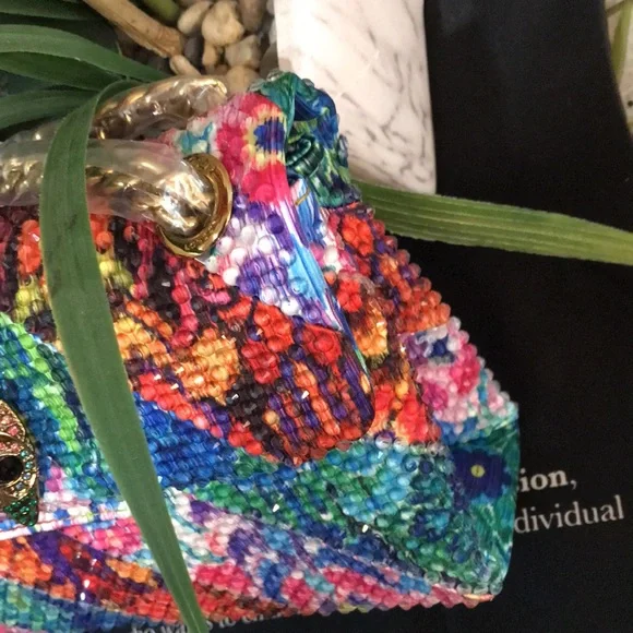 kurt Geiger London Mini Kensington Crystal Shoulder Bag - Picture 4 of 16